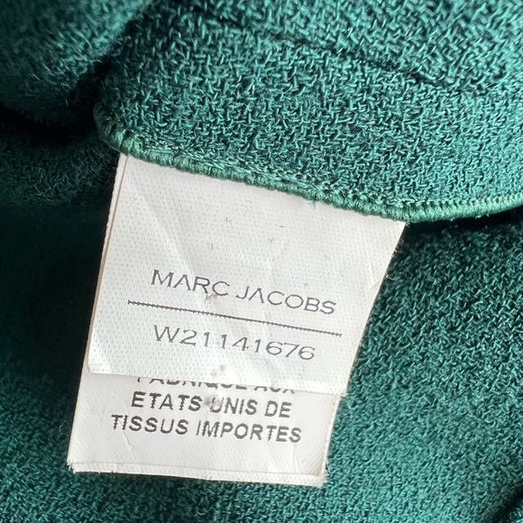 Marc Jacobs 100% Wool Green Top l Size 0 l like-new - Picture 5 of 5
